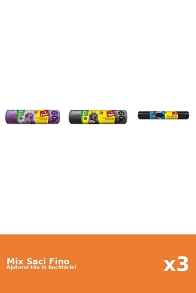 Fino Set 3 Saci Fino: 2x 60 l, 1x 120 l