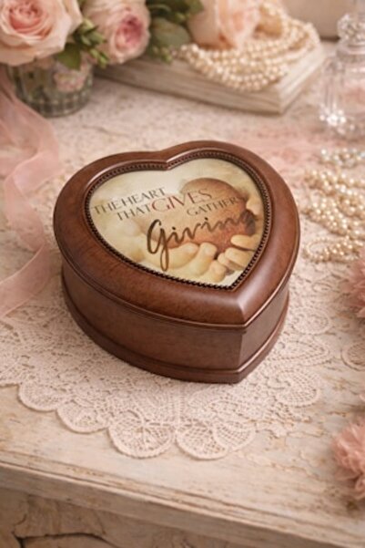 BLA BLA FOAM Cutie muzicală de bijuterii în formă de inimă cu ramă foto