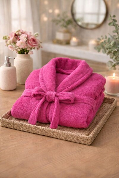 Formeya Premium Cotton Unisex Bathrobe - Soft Textured Quick-Drying Robe in V...