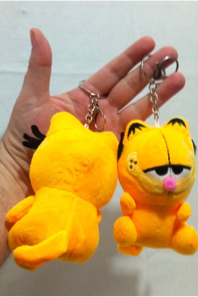 Pufline Garfield Naughty Plush Toy and Keychain Bag Ornament