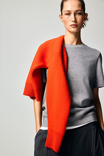 H&M İnterlok Tişört