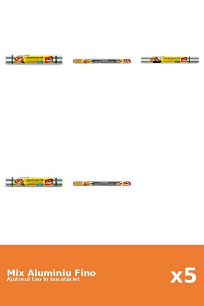 Fino Set 5 Aluminiu Fino: 2x 20 m, 3x 8 m