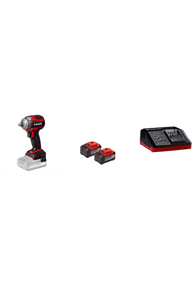 Einhell Set-22(TP-CW 18/350-C Li BLAkülüSomun Sök-Kömsz+2x18V 5,2Ah Twinpack,...