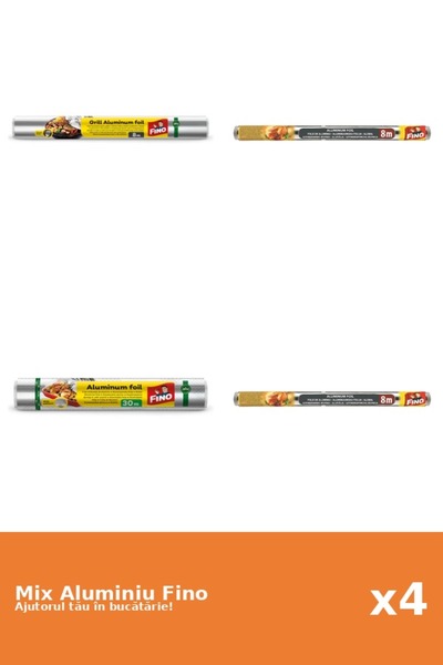 Fino Set 4 Aluminiu Fino: 3x 8 m, 1x 30 m