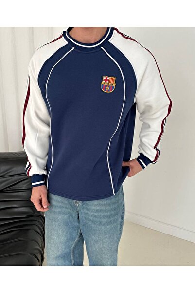 KUN SPORTSWEAR Retro Pattern Nostalgia Swsweatshirt Oversize Unisex