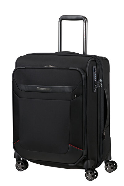 Samsonite PRO-DLX – Troller S Spinner 55 cm Expandabil, Negru