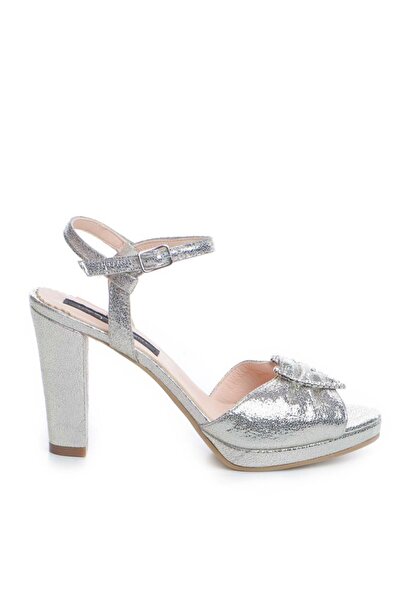 The 5th Element Silver Love genuine leather bridal sandals
