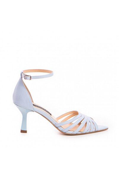 The 5th Element Women's natural leather sandals Bleu Selena