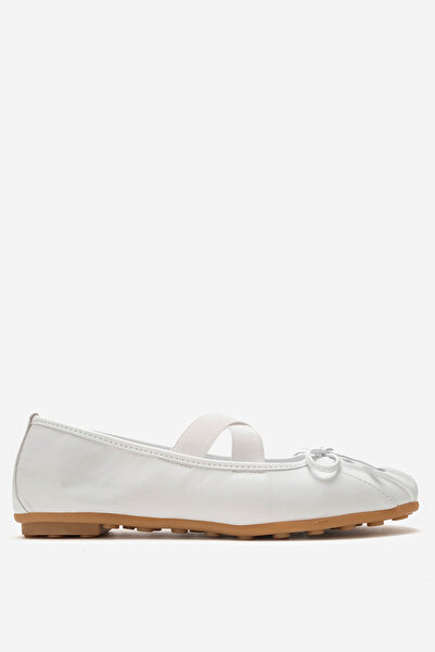 Dericlub Pantofi de balerină cu bretele pentru femei din piele naturală ZY 40...