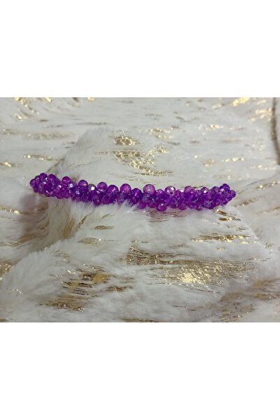 Lissa Aksesuar diademă de mireasă cu pietre mov