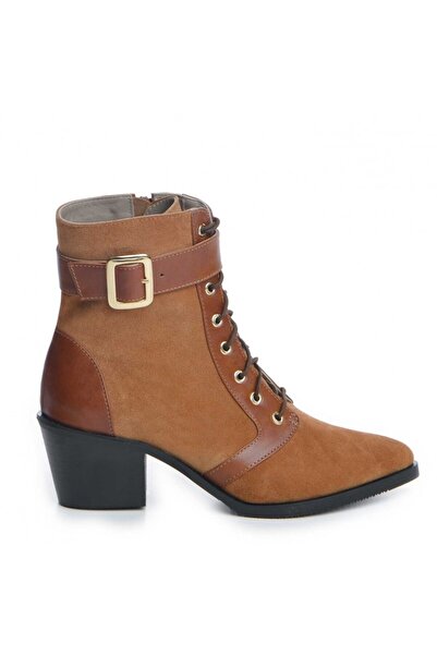 The 5th Element Women's Boots Natural Leather Camel Seiko