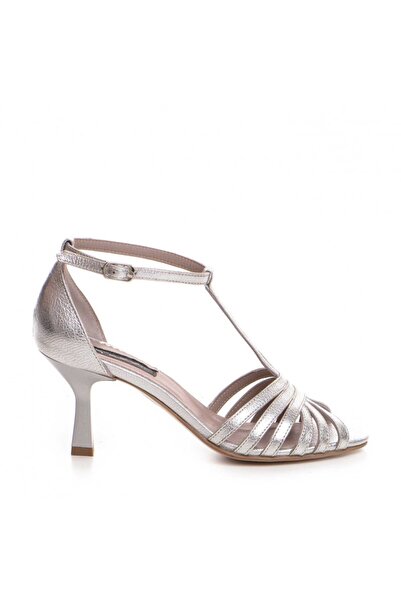 The 5th Element Selena Silver genuine leather bridal sandals