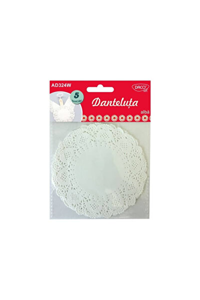 daço Accesorii craft - AD324W danteluta alba DACO