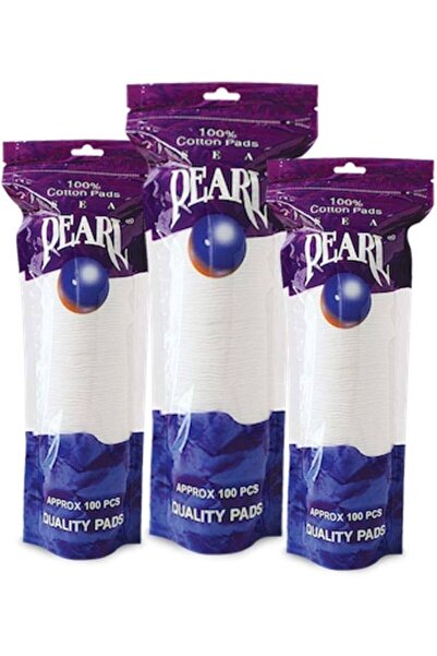 Sea Pearl COSMETIC COTTON PADS 100S*3 OFFER PACK(PACK OF 3)