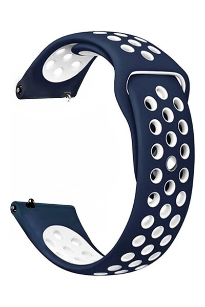 Guleron حزام رياضي مثقوب متوافق مع Haylou LS02 / Rs4 / Rs4 Plus مقاس 20 ملم