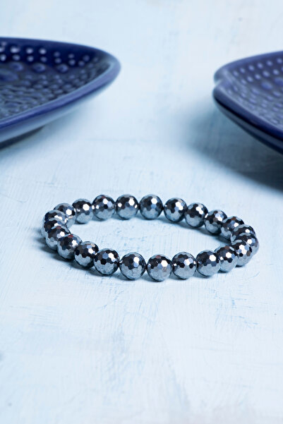 Deniz Doğal Taş Certified Terahertz Natural Stone Bracelet