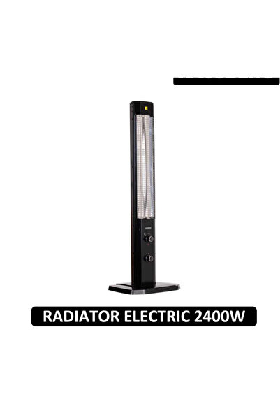 hoffmans Electric Tower Radiator - 2300W, Adjustable Thermostat, Dual Consump...