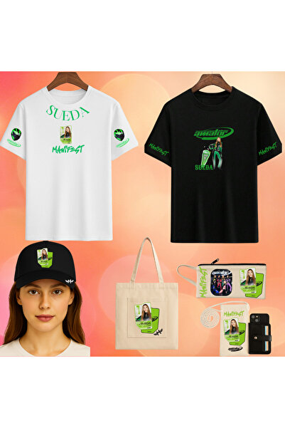 lovver مجموعة مانيفست أماتور سويدا كارت ديزاين تتكون من 2 قميص و3 حقائب قماشي...