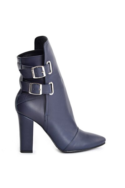 The 5th Element Women's Boots Natural Leather Navy Blue Rock the City