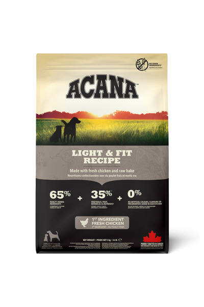 Acana طعام جاف خفيف وصحي بنكهة الدجاج للكلاب 2 كجم