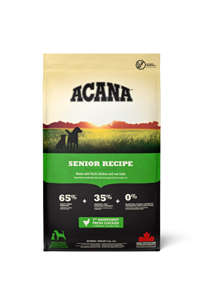 Acana طعام جاف بنكهة الدجاج للكلاب الكبيرة في السن 11.4 كجم