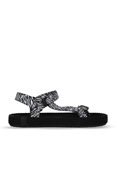 Bohonomad Zebra Elastic Miamı Women's Sandals 24Mıamı