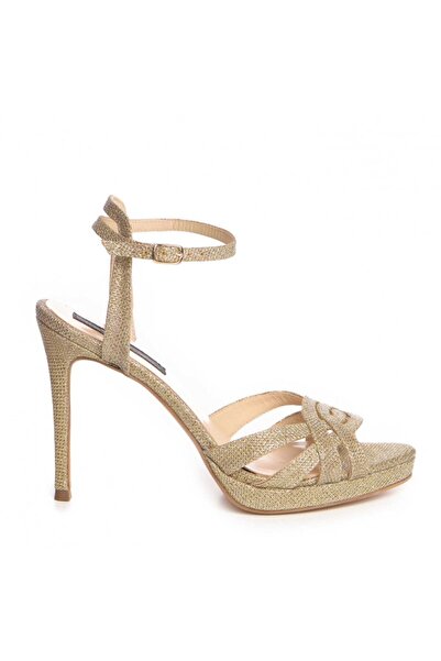 The 5th Element Sandale piele naturala Auriu Amber