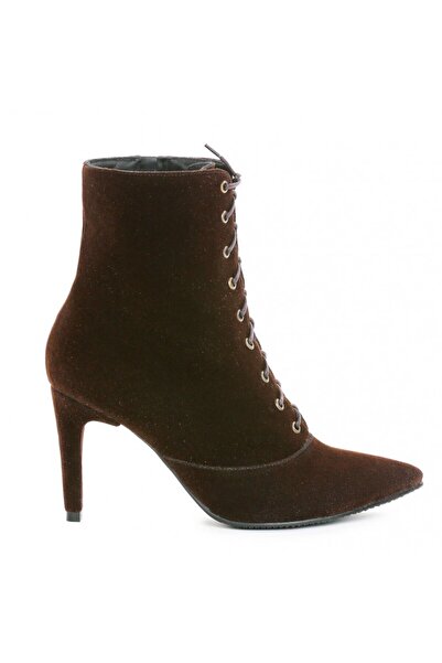 The 5th Element Botine dama Lace-Up Maro Piele Naturala