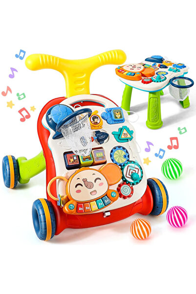 LITTLE ANGEL – Learning Baby Walker with Musical Activity Board & Push