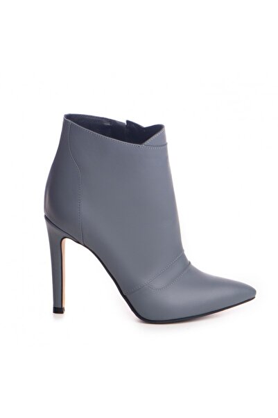 The 5th Element Women's Ankle Boots Natural Leather Grey Fiona