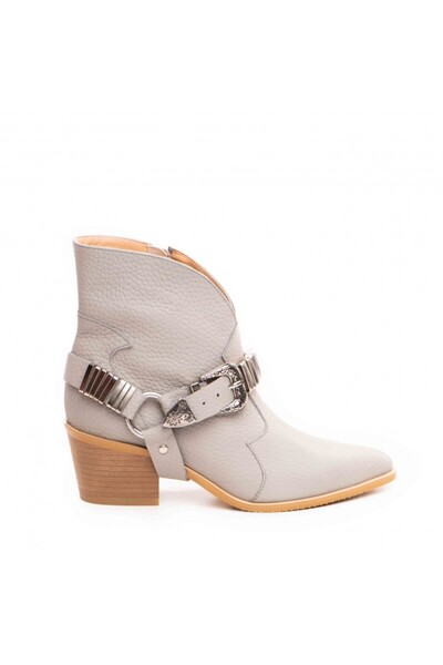 The 5th Element Women's Boots Natural Leather Grey Bronx