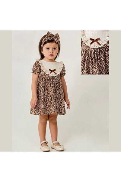 Micii Ștrumfi Elegant Dress for Girls with Lace