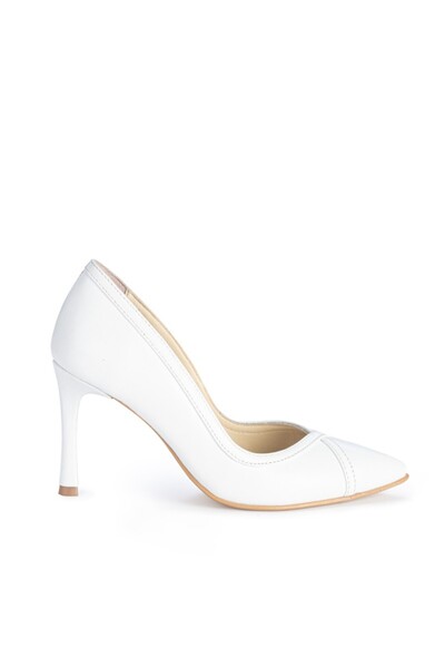 The 5th Element White Melanie genuine leather bridal shoes