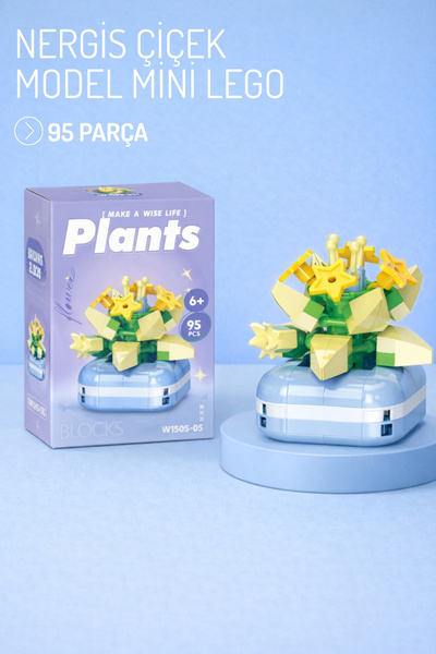 Nandy Home Nergis Çiçek Model Karakter Figürü 3D Yapı Oyuncakları