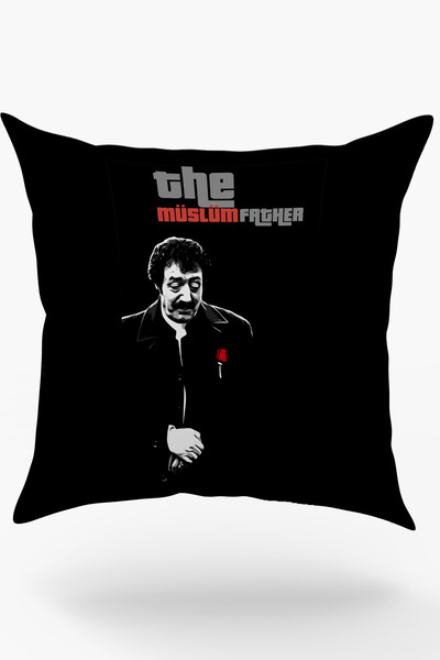 Karkan Tekstil Perna decorativă distractivă cu textul „The Müslüm Father” imp...