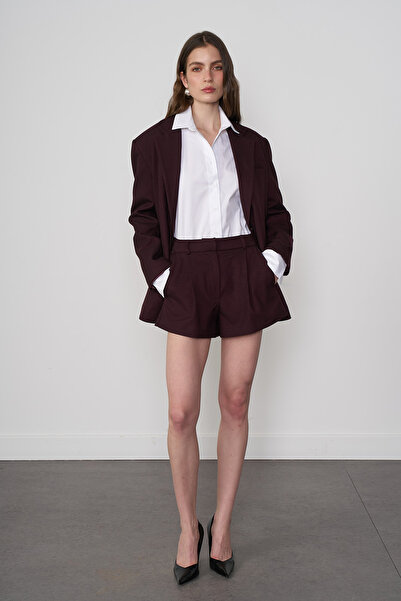 Beyyoglu Pileli Mini Şort