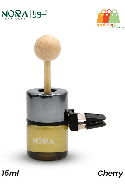 Nora Car Vent Air Freshener Cherry 15ml Natural Essential Oil Wooden Diffuser...