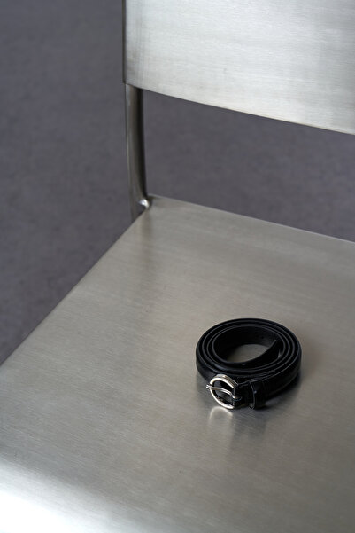 Beyyoglu Yuvarlak Tokalı Parlak %100 Deri Kemer