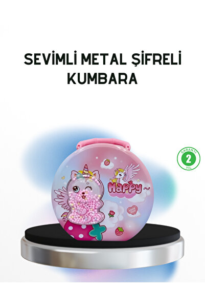 UCUZTEKNO Dječja kasica sa ključem, obrazovni i dekorativni dizajn