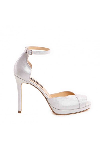 The 5th Element Liana Silver genuine leather bridal sandals