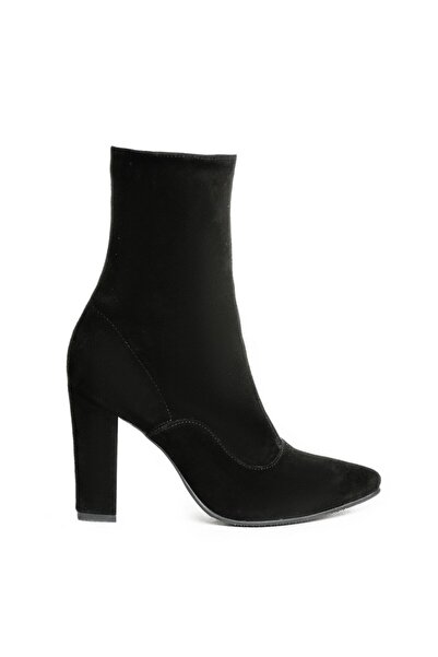 The 5th Element Women's Boots Natural Leather Black Stretch Boots