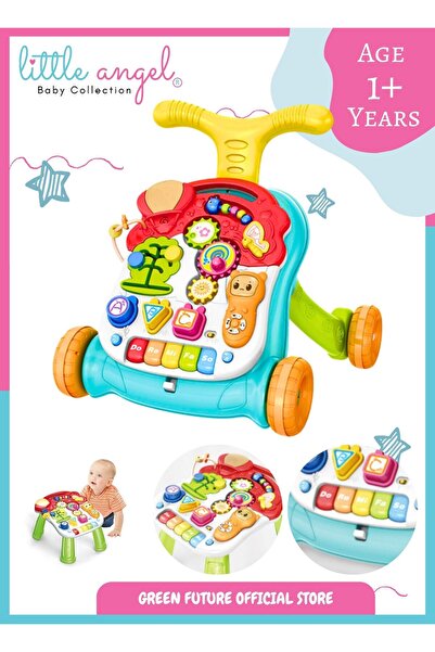 LITTLE ANGEL – Learning Baby Walker and Activity Play Table 2 in 1