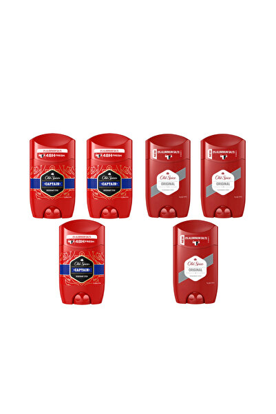 Old Spice Pachet (3X- DEO STICK 50ML ORIGINAL + 3X- DEO STICK 50ML CAPTAIN)