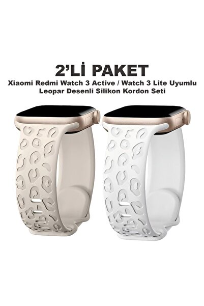 Dexmon Redmi Watch 3 Active / Watch 3 Lite Compatible Leopard Pattern Silicon...