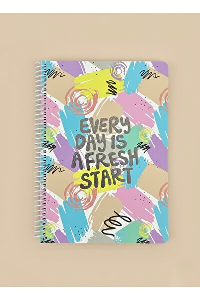 Lizy Spiral 120-Sheet Notebook - Lined Pages 4 Different Designs
