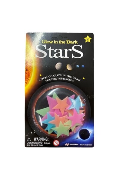 Toy Toy Toy Glow in the Dark Wall Stickers with Stars for Bedroom "Starry Sky"
