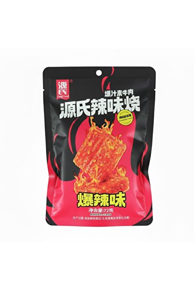 Genji Food Shredded Big Gluten Chunk Super Spicy Flavor 72g