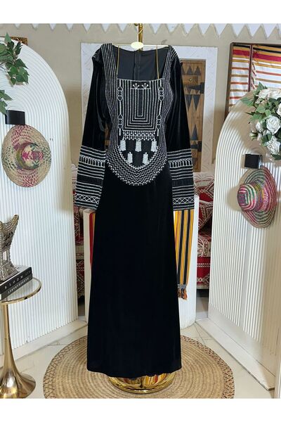 Sukar Foundation jalabiya in 3 colors with a luxurious 3-color cuff