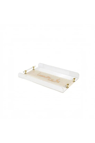 Generic Transparent Acrylic Serving Tray - How Beautiful Our Gathering Is