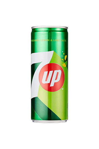 7 Up مشروب غازي بنكهة الليمون والليمون الأخضر في علبة - ٢٤٥ مل